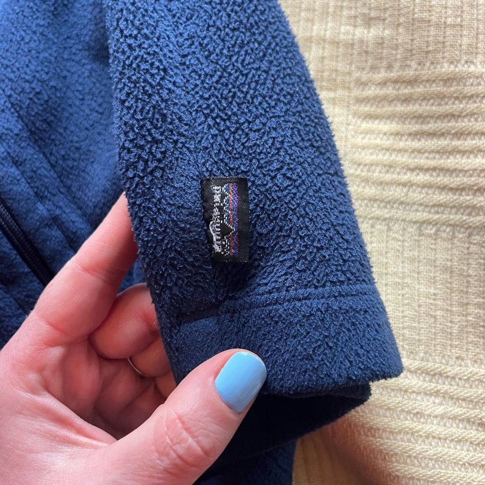 Patagonia Men’s Full Zip Fleece Jacket – Size Large – Blue - Picture 6 of 6